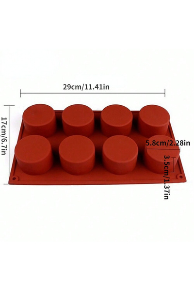 Choice 1pcs Silicone Cake Mold Cake Baking Pan for Pastry Molds Bakeware Cyli...