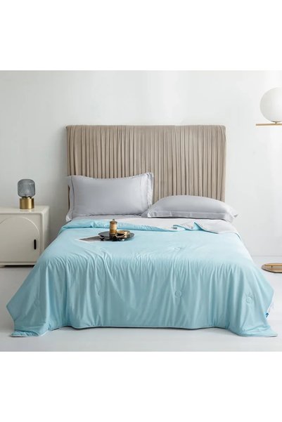 Choice 150X200cm 1.1kg Sky Blue High Quality Cooling Blankets Smooth Air Cond...