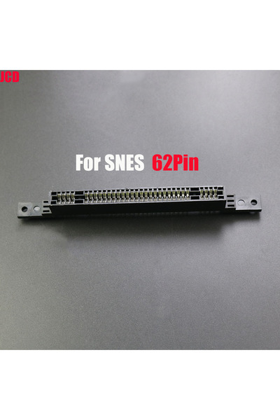 JCD For SNES 1pcs For SNES N64 SEGA FC Connector Game Card Slot 62pin 50pin 6...