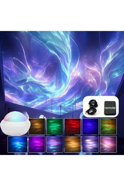 Choice Aurora borealis Northern Light Projector RGB Atmosphere Night Lights R...