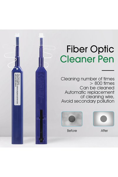 choice2 1pcs 1.25mm SC/FC/ST 2.5mm Fiber Optic Cleaning Pen LC/MU 1.25mm One-...