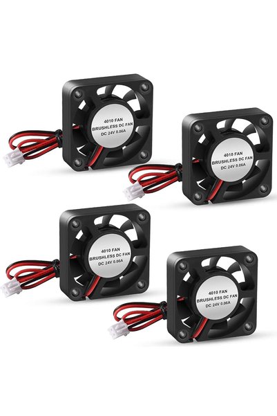 Choice1 24V 4/8PCS 3D Printer Cooling Fan,4010 Blower 40X40 X 10mm Hydraulic ...