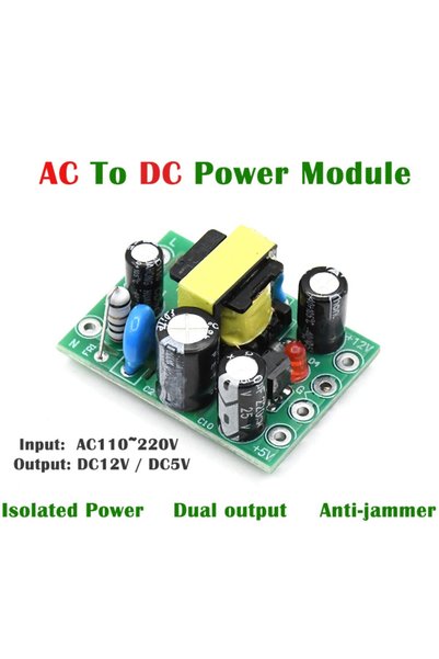 Choice New Hot Mini AC-DC Converter AC 110V 220V To DC 12V 0.2A+5V Module Boa...