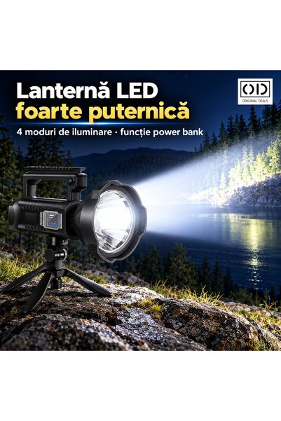 ORIGINAL DEALS Lanterna foarte puternică cu 4 moduri de iluminare