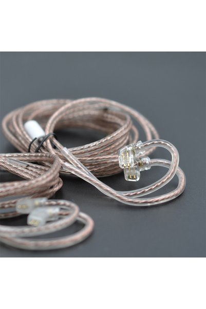 Choice 3.5mm C PIN NO MIC KZ Headphone Cable High-Purity Copper Cube Mixed Up...