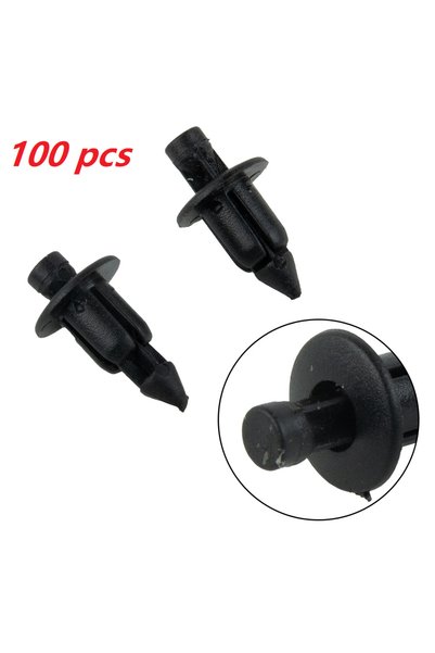 Choice 100pcs Plastic Bicycle Fairing Rivet Setting Panel Fastener Clips For ...