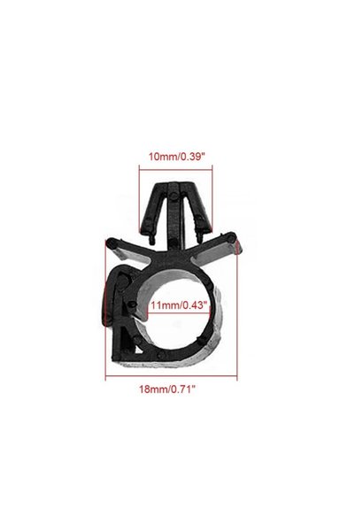 Choice 10pcs 10PCS Car Wiring Harness Fastener Car Cable Fixed Buckle Clip Mu...