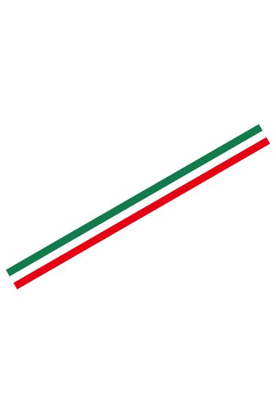 Choice 100cm x 7.5cm Italy Flag Styling Car Engine Hood Sticker Self Adhesive...