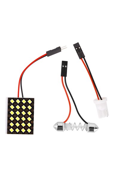 Choice5 24 LED 3030 T10 5050 3030 LED Interior Panel White Light Reading Lamp...