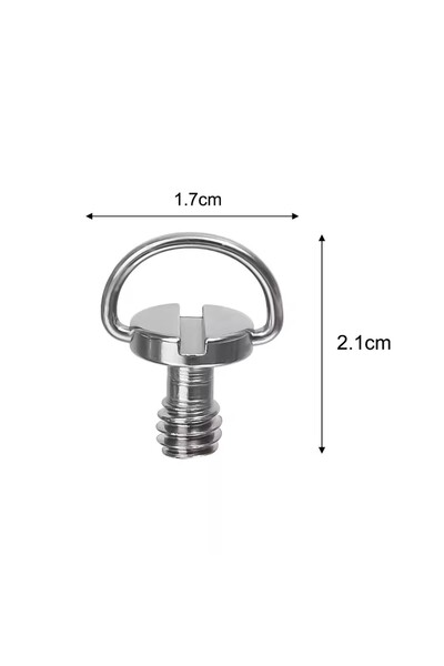 Choice 1X 20/10/1PCS Stainless Steel 1/4" Tripod Screw Mounting Screw Adapter...