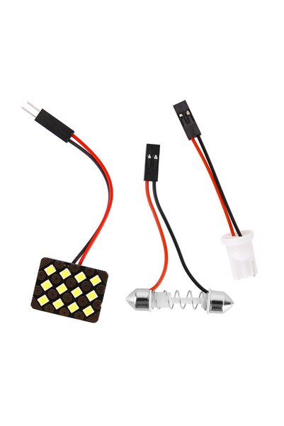 Choice3 12 LED 3030 T10 5050 3030 LED Interior Panel White Light Reading Lamp...