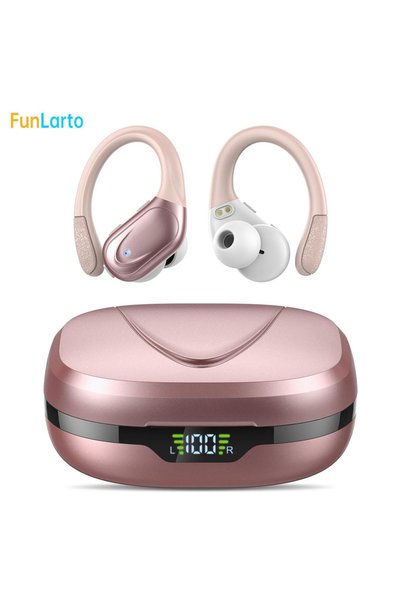Choice Pink Sport Wireless Headphone TWS Wireless Earphones Bluetooth 5.3 Ear...