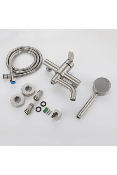 Choice1 Set B Stainless Steel Bathtub Shower Mixer Taps Faucet Shower Wall Mo...