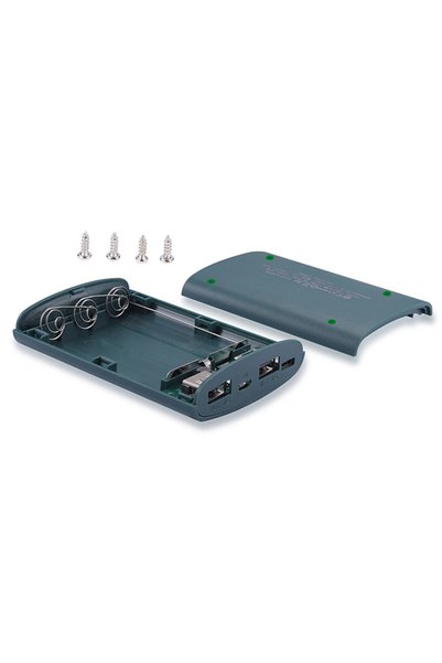 KOQZM Green 3.7V 3 Slots 18650 Battery Box Case DIY Power Bank Charger Shell ...