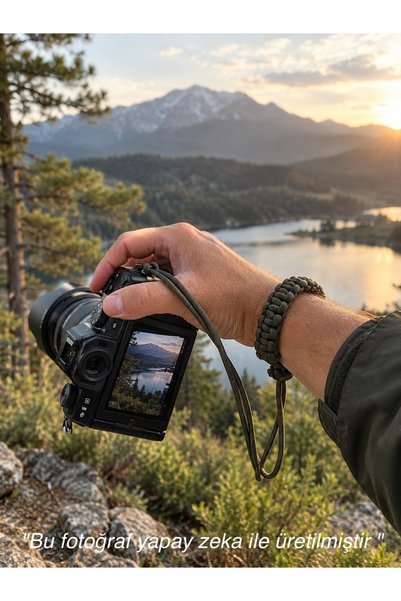 Kampruhu Kamera ve Fotoğraf Makinesi İçin Bileklik Askısı – Güvenlik Taşıma İpi - Outdoor Makine Askısı