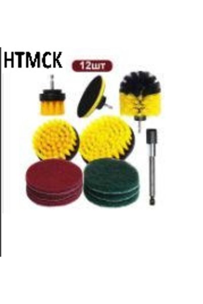 Choice Drill Powered Cleaning Brush Set, Plastic Scrubber Brushes for Bathroo...