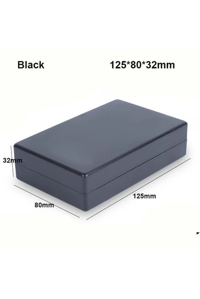 Choice5 Black 125-80-32mm New Waterproof Project Enclosure Boxes ABS Plastic ...