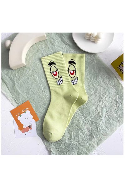Choice One Size 2 Cartoon SpongeBobs Women's Socks High Quality Fashion Men's...