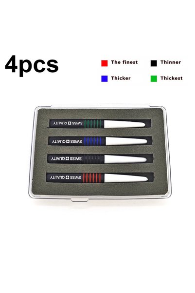 Choice3 4 قطع قلم زيت صيانة الساعات، قلم زيت لإصلاح حركة الساعة، قلم تزييت دق...