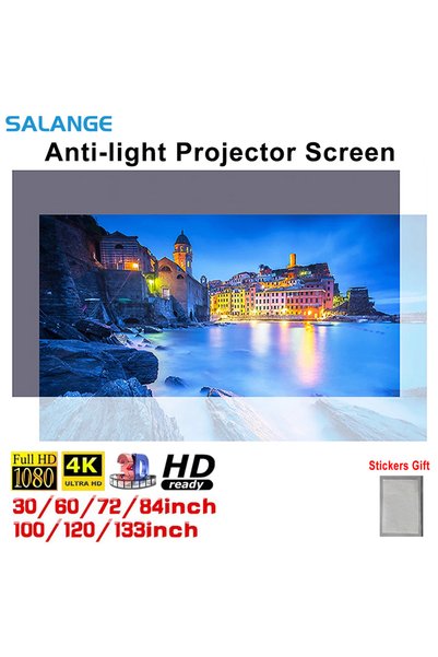 Choice4 60 inch Salange High-definition Brighten Projector Screen Home Projec...