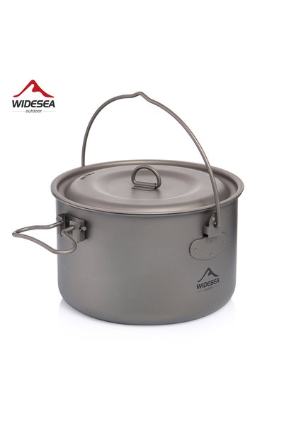 Choice widesea 1300ml Widesea Camping Tableware Titanium Cookware Set Tourism...