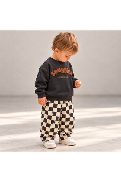 Lova Snuggles Nakışlı Erkek Bebek-Çocuk Eşofman Takım