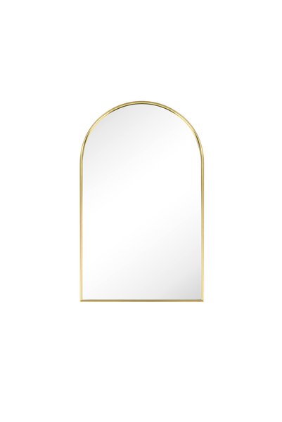 GENERAL Oglinda Decorativa cu Rama Aurie, Forma Arcata (60x40cm), Sticla de 5...