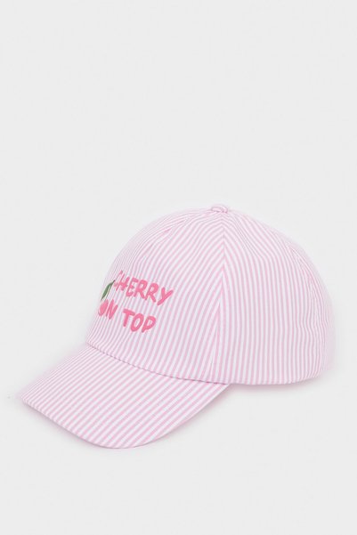 DeFacto Cotton Striped Cap Hat Girls D8426A825Sm