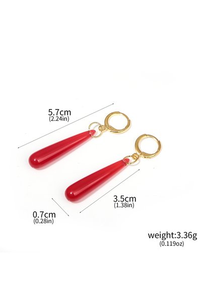 Choice E00185-01 Anime Frieren: Beyond Journey's End Red Earrings Frieren At ...