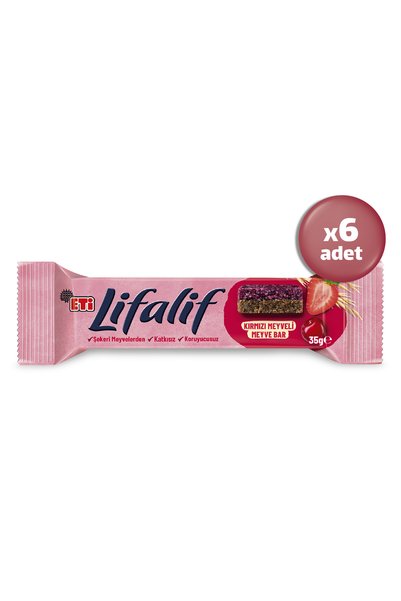 Eti Lifalif Red Fruit Bar 35 g X 6 Pieces