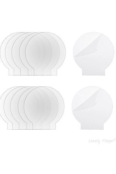 Choice 12pcs Round 12Pcs2Acrylic Sheet Clear Blank Cast for LED Light Base Th...
