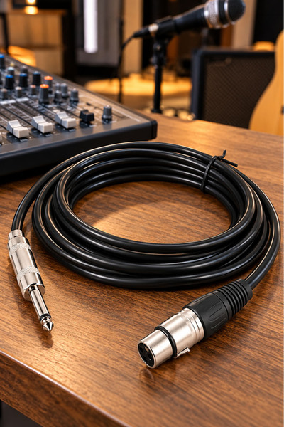 Lastvoice Mc-2203 Mikrofon Kablosu XLR + Jak 3 Metre