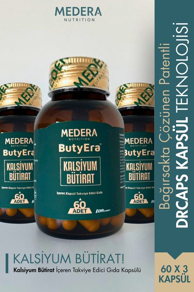 ButyEra Medera Nutrition 3 Adet Kalsiyum Bütirat İçeren Takviye Edici Gıda (P...