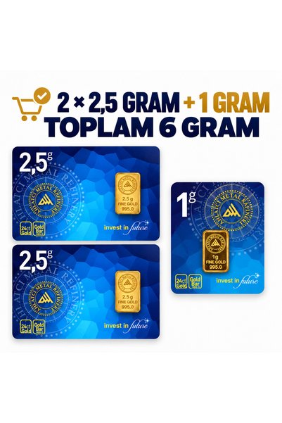 Ahlatcı 24 Ayar-6 Gram Külçe Altın