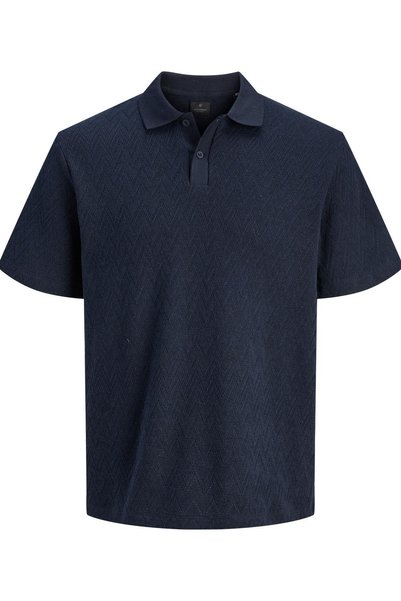 Jack & Jones JPRBLATRENTON Ανδρικό μπλουζάκι πόλο με λαιμόκοψη ζακάρ και κοντ...