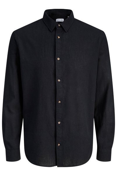 Jack & Jones JJESUMMER Linen Blend Erkek Keten Karışımlı Uzun Kollu Gömlek Ya...
