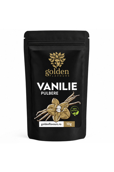 Golden Flavours Vanilie Pulbere 100% Naturală, 10g