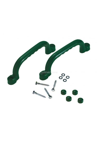 Choice green 2Pcs Playground Accessories Play Playhouse Grab Handle Bars Play...
