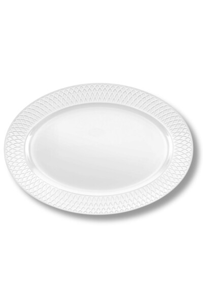 WILMAX ENGLAND Platou aperitive WILMAX Diamond, plat, mic, din portelan alb, ...