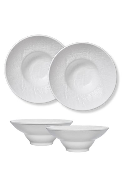 WILMAX ENGLAND Farfurie adanca paste WILMAX, rotunda, portelan, imitatie de p...