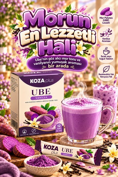 Koza Premium Yeni Nesil UBE Deneyimi Vanilyalı Mor Patatesli Kremamsı Köpüklü...