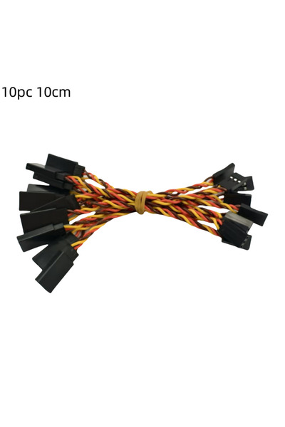 Choice 10pc 10cm 30 cores 10 Pcs of 10/15/20/30/50/100cm JR Servo Extension C...