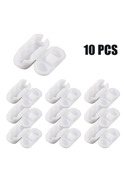 Choice1 10pcs 10/30/50pcs Roller Blind Pull Cord Connector Clips For Standard...