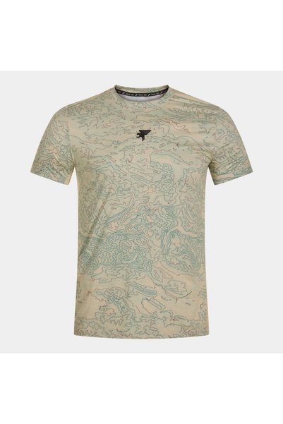 Joma 104642.008 Explorer Men's Short Sleeve T-Shirt - Beige