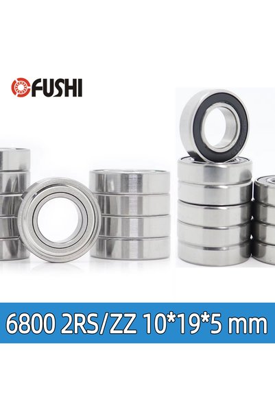 Choice 6800-ZZ 10PCS 6800RS 6800ZZ 10*19*5 mm ABEC-1 Double Rubber Seal Metal...
