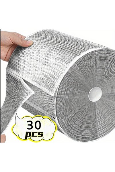 Choice 30pcs Wholesale Metal Steel Wire Rags Cloth Home Kitchen Pot Pan Dishw...