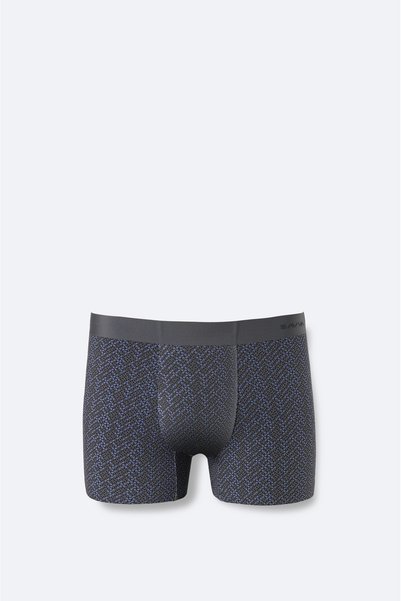 Avva Men's Anthracite Seamless Printed Soft Touch Elastane Boxer A62Y9514