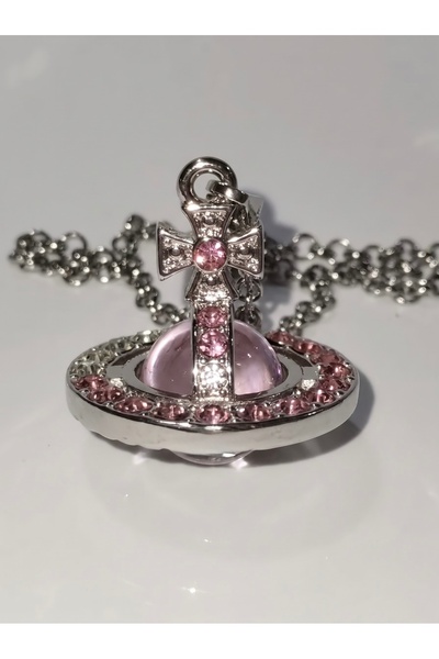 Heda Jewelry 3D Saturn Orb Kolye - Nana Osaki İlhamlı Gezegen Kolye