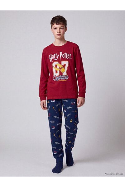 LC Waikiki Quality Parts from Çelebi Store Harry Potter Printed Pajama Set