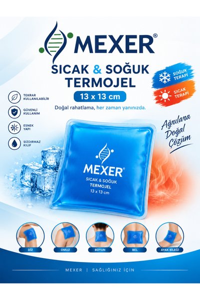 MEXER Soğuk Sıcak Jel Kompres Termojel 13x13 Cm 5 Adet
